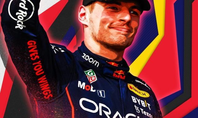 维斯塔潘单赛季14冠历史第一人 汉密尔顿再夺亚军