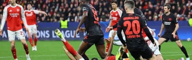 【欧冠】哈弗茨点射绝平旧主，勒沃库森1比1阿森纳