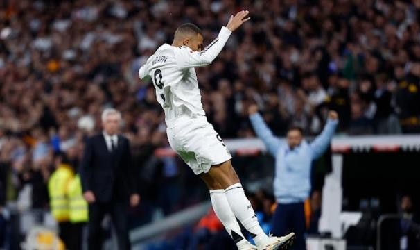 【西甲】姆巴佩传射，82世界波，皇马4-2塞维升至榜二